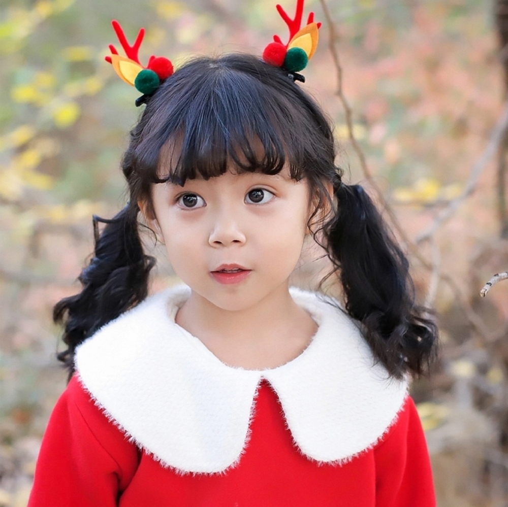 Christmas hair clip on the head hair clip headdress Christmas hair accessories f